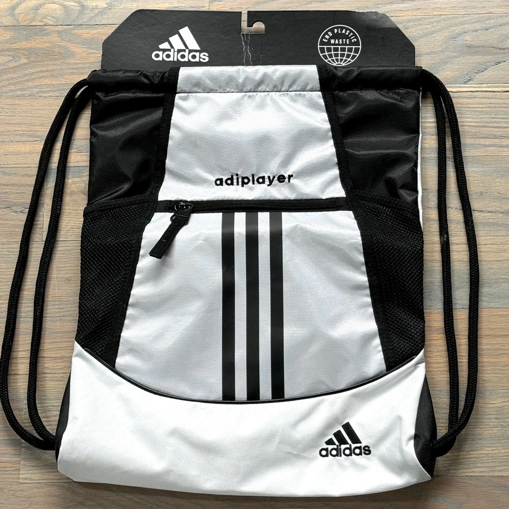Adidas Alliance II Sackpack white/black colors